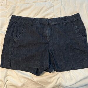 LOFT Indigo Denim Riviera Shorts 14
